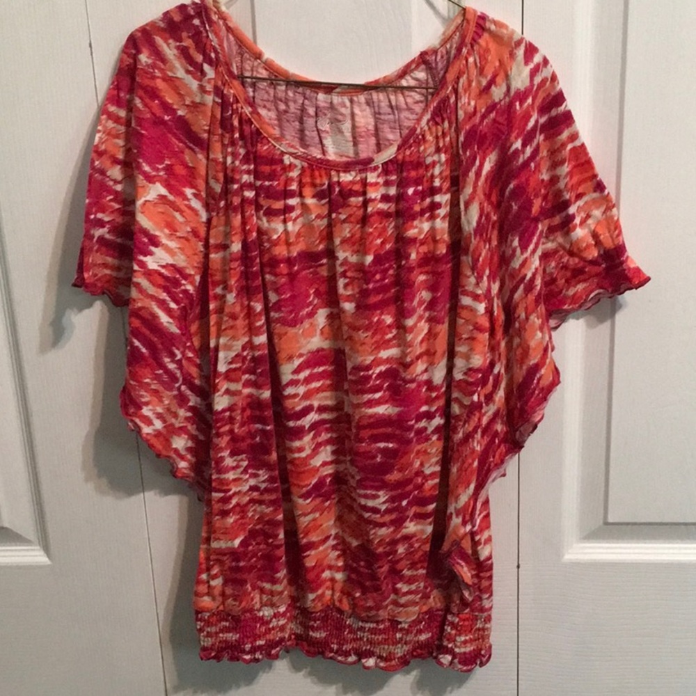 Kim Rogers Dolman Sleeve Short Sleeve top NWOT